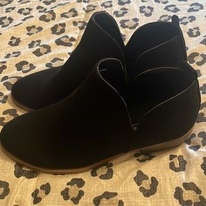 Black ankle boots